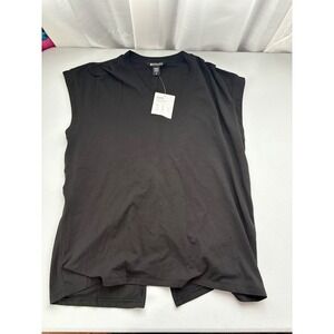 Athleta Outbound Twist Tee Womens Small Black Back Twist Top NEW